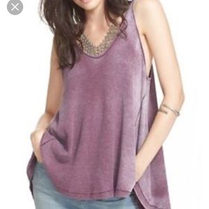 Free People purple thermal tank top